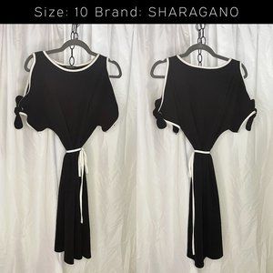 Black Cocktail Dress Size 10 Brand SHARAGANO